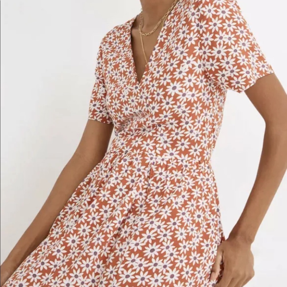 Clara Midi Dress in Falling Daisies